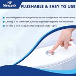 Disposable Toilet Seat Covers (60 Pack) - Biodegradable