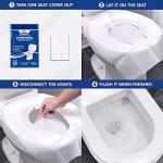 Disposable Toilet Seat Covers (60 Pack) - Biodegradable
