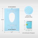 Disposable Toilet Seat Covers Travel Pack - 60 Count