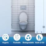 Disposable Toilet Seat Covers - 1250 Flushable Liners