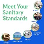 2000 Disposable Toilet Seat Covers - 8 Packs