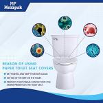 Disposable Toilet Seat Covers (60 Pack) - Biodegradable