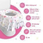 Extra Large Disposable Toilet Seat Covers - 20 Pack
