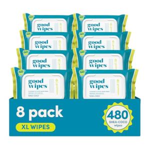 Goodwipes Flushable Wet Wipes with Aloe & Vitamin E