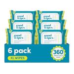 Flushable Butt Wipes with Vitamin E & Aloe
