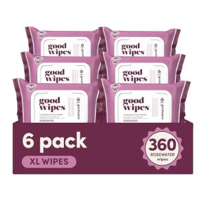Goodwipes Flushable Butt Wipes with Aloe & Vitamin E