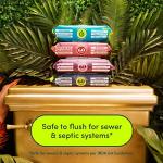 Flushable Butt Wipes with Vitamin E & Aloe