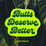 Flushable Butt Wipes with Vitamin E & Aloe