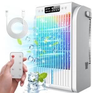 Fosvill 4-in-1 Portable AC and Humidifier Fan