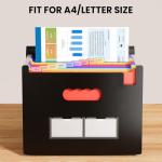 Soeez Portable Accordion File Organizer with 13 Pockets