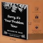 Funny Death Planner Organizer for Final Wishes