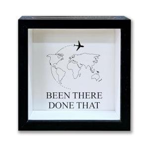 Travel Keepsake Shadow Box Frame for Adventures