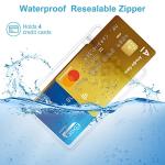 10 Pack Waterproof Vertical ID Card Holders