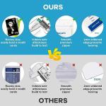 10 Pack Waterproof Vertical ID Card Holders