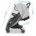 Hrzeem Stroller Rain Cover and Mosquito Net Set