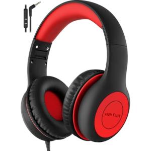 EarFun Wired Kids Headphones with Microphone