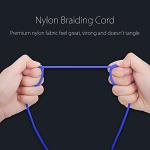 Foldable Tangle-Free Kids Headphones - Navy/Teal