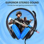 Kids Over-Ear Gaming Headphones with Microphone