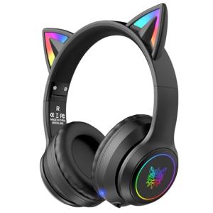 Cat Ear Wireless Bluetooth Headphones with LED Lights