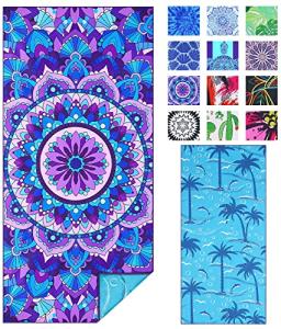 Quick-Dry Microfiber Sand-Free Beach Towel