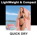 Oversized Cotton Turkish Beach Towel - Quick Dry