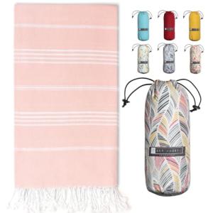 BAY LAUREL Quick Dry Turkish Beach Towel Set
