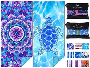 Oversized Microfiber Beach Towels - 2 Pack