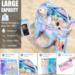 3-Piece Iridescent Beach Bag Set for Women