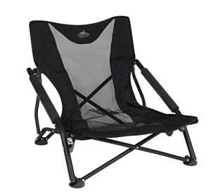 Cascade Mountain Tech Compact Camping Chair, Black