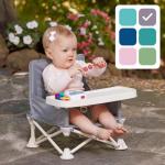 Portable Baby Booster Seat with Tray and Straps