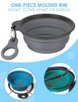 Collapsible Dog Bowls with Carrier - 2 Pack
