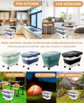 Collapsible Dog Food Storage Container with Scoop