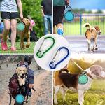 Collapsible Dog Bowls with Covers - 2 Pack