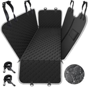 Mancro Waterproof Dog Car Seat Cover with Flaps