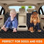 Waterproof Dog Car Seat Cover with Pet Seat Belts