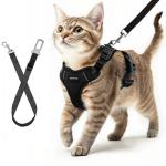 Adjustable Escape-Proof Cat Harness and Leash Set