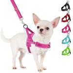 SlowTon Reflective Adjustable Dog Harness and Leash Set