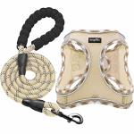 Adjustable Reflective Dog Harness and Leash Set