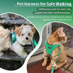 Adjustable Cat Harness and Leash Set with Reflective Strap