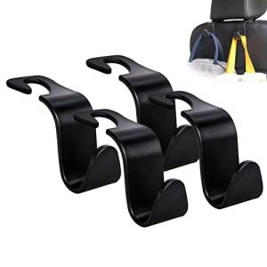 Universal Car Headrest Hooks for Handbags & Coats