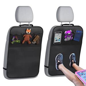 Kids Back Seat Cover with 3 Pocket Organizer