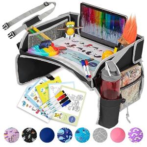 Kids Travel Tray for Car and Airplane Fun