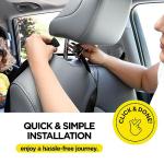 Kids Back Seat Cover with 3 Pocket Organizer