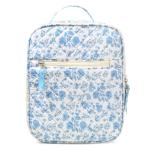 Aileam Insulated Lunch Bag for Women, Blue Flower