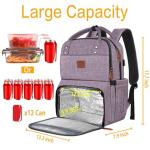 MATEIN Women’s Laptop Backpack with Lunch Compartment