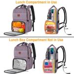 MATEIN Women’s Laptop Backpack with Lunch Compartment