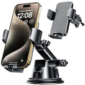 Universal Car Phone Mount for Windshield and Dashboard