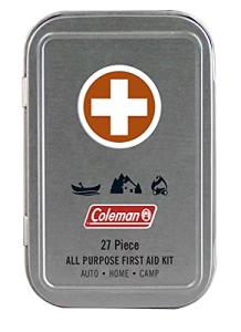 Compact Coleman Mini First Aid Kit - 27 Pieces
