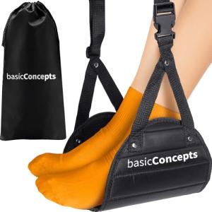 Memory Foam Airplane Foot Hammock for Travel
