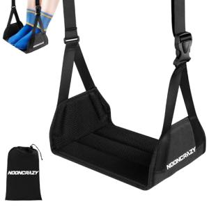 Portable Airplane Foot Hammock for Travel Comfort